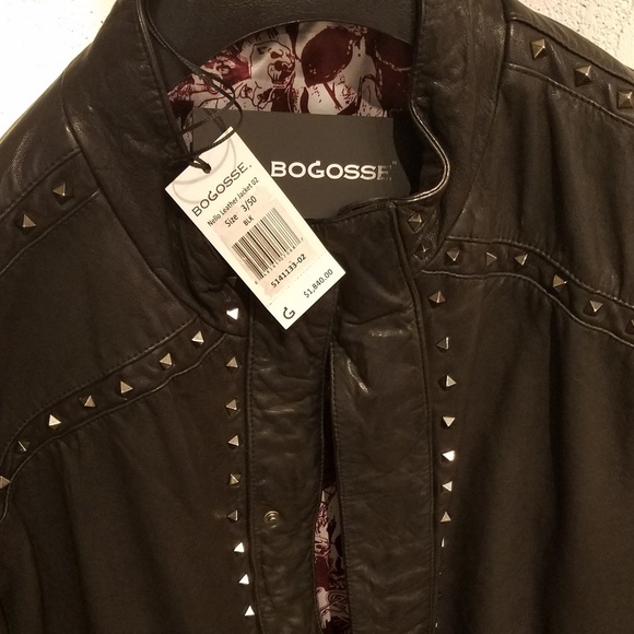 Black vintage leather jacket - Picture 5 of 6